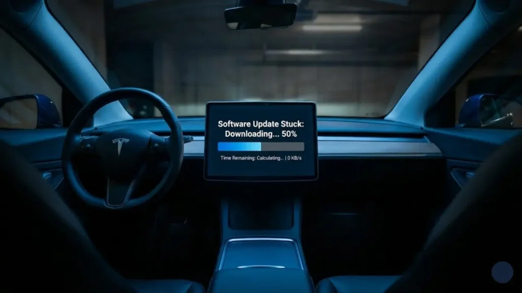 Tesla Software Update Stuck